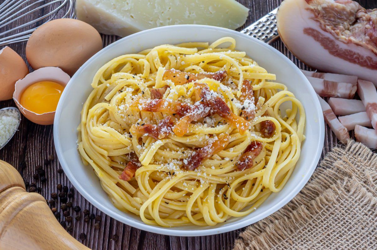 Espaguetis a la Carbonara